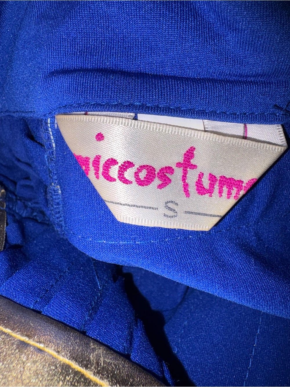 Fallout inspired Vault Dweller jacket Miccostumes Blue Gold Small Costume - Picture 3 of 4